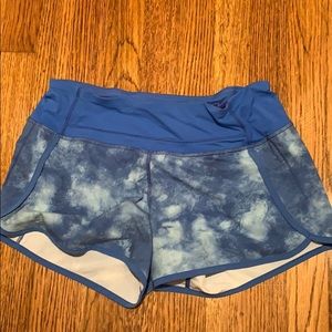 Blue Lululemon Shorts 6 inch